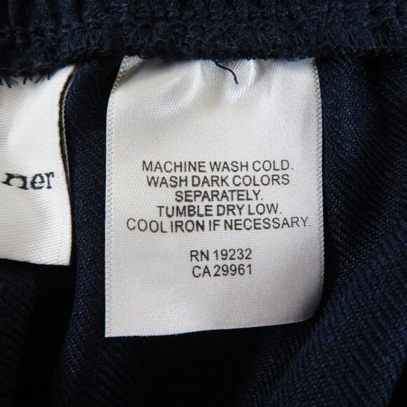 New! Alfred Dunner Classics 16 SHORT Navy Solid - Picture 6 of 6